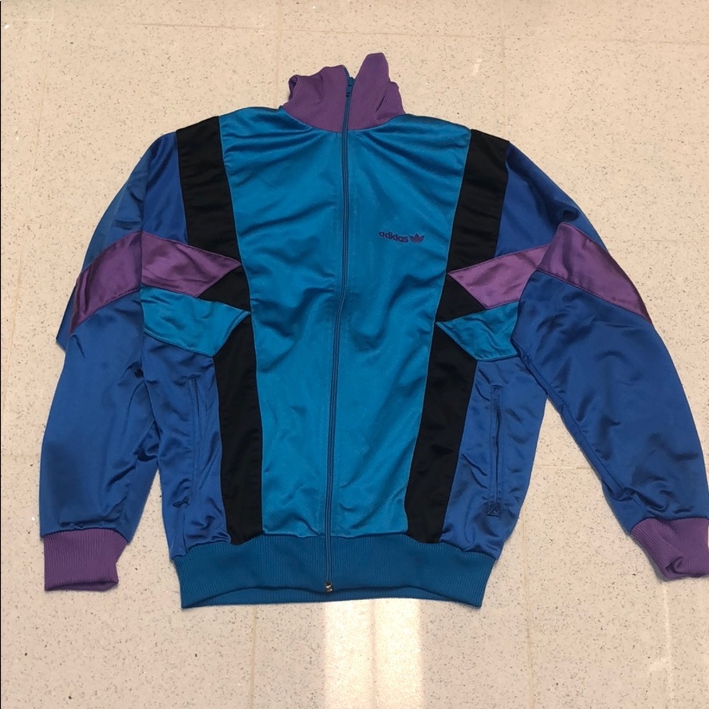 Adidas vintage retro track jacket